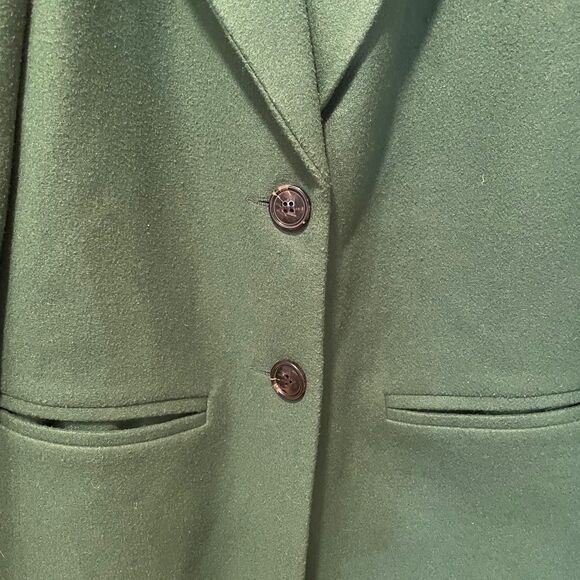 Green Rachel Zoe Wool Blend Coat, size 8 - Picture 6 of 10